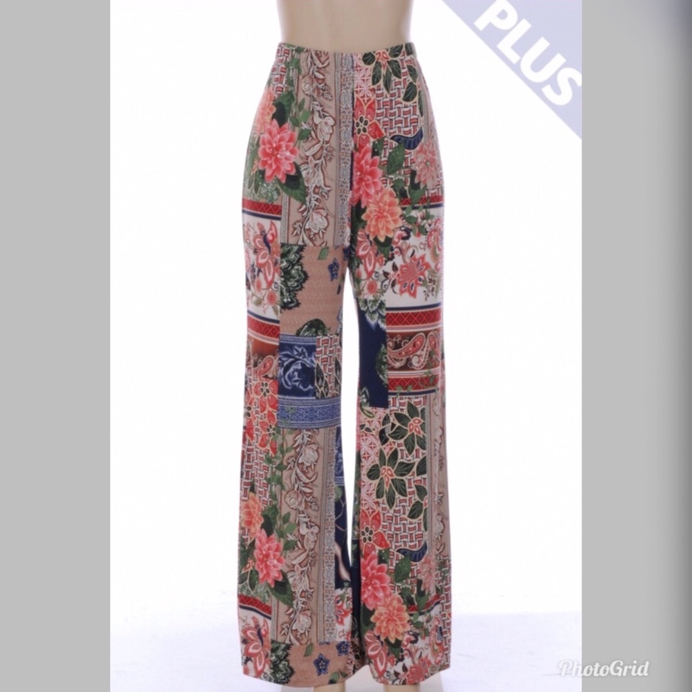Palazzo multi print pants. 💥NEW ITEM💥